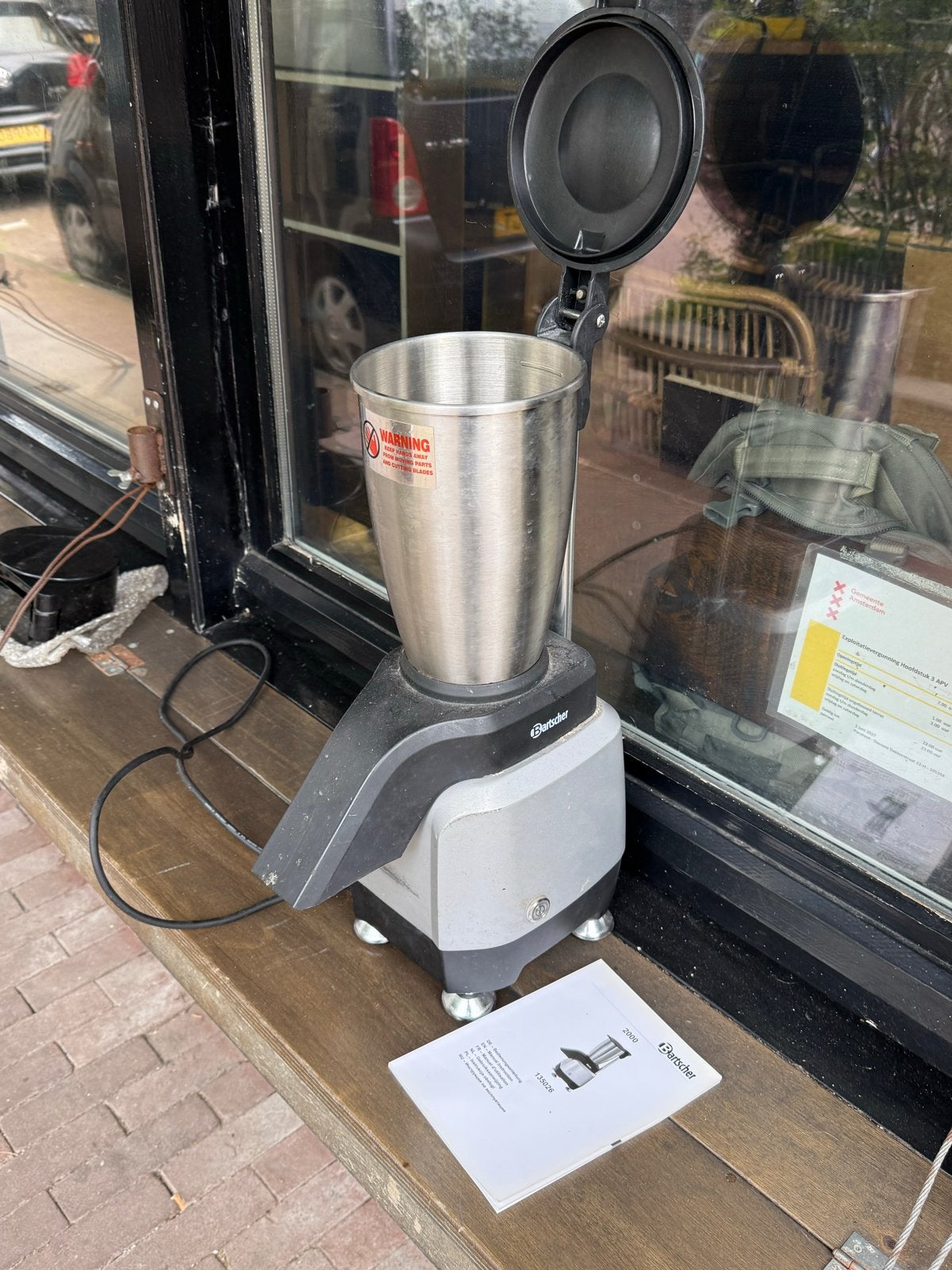 Bartscher Professionele IJscrusher - Perfect voor Cocktails, Ophalen, Gebruikt