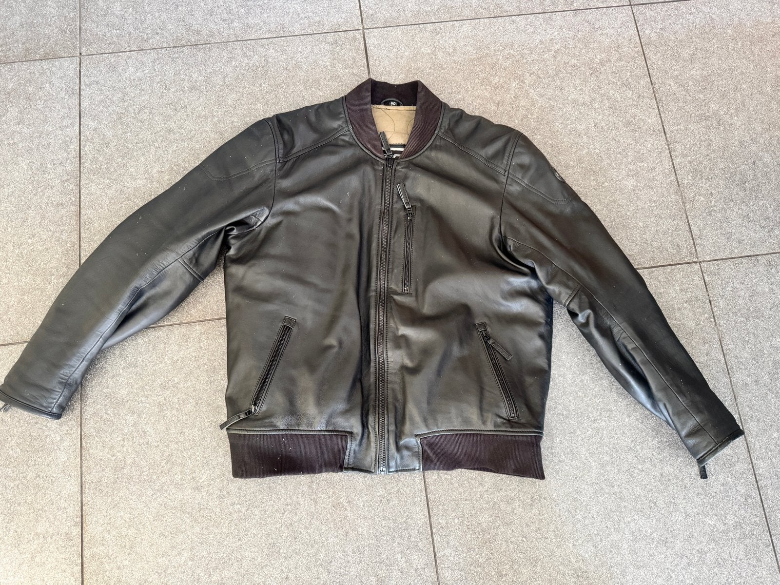 Difi motorjas | Leer | Maat 60, Motoren, Ophalen of Verzenden, Tweedehands, Heren, Jas | leer