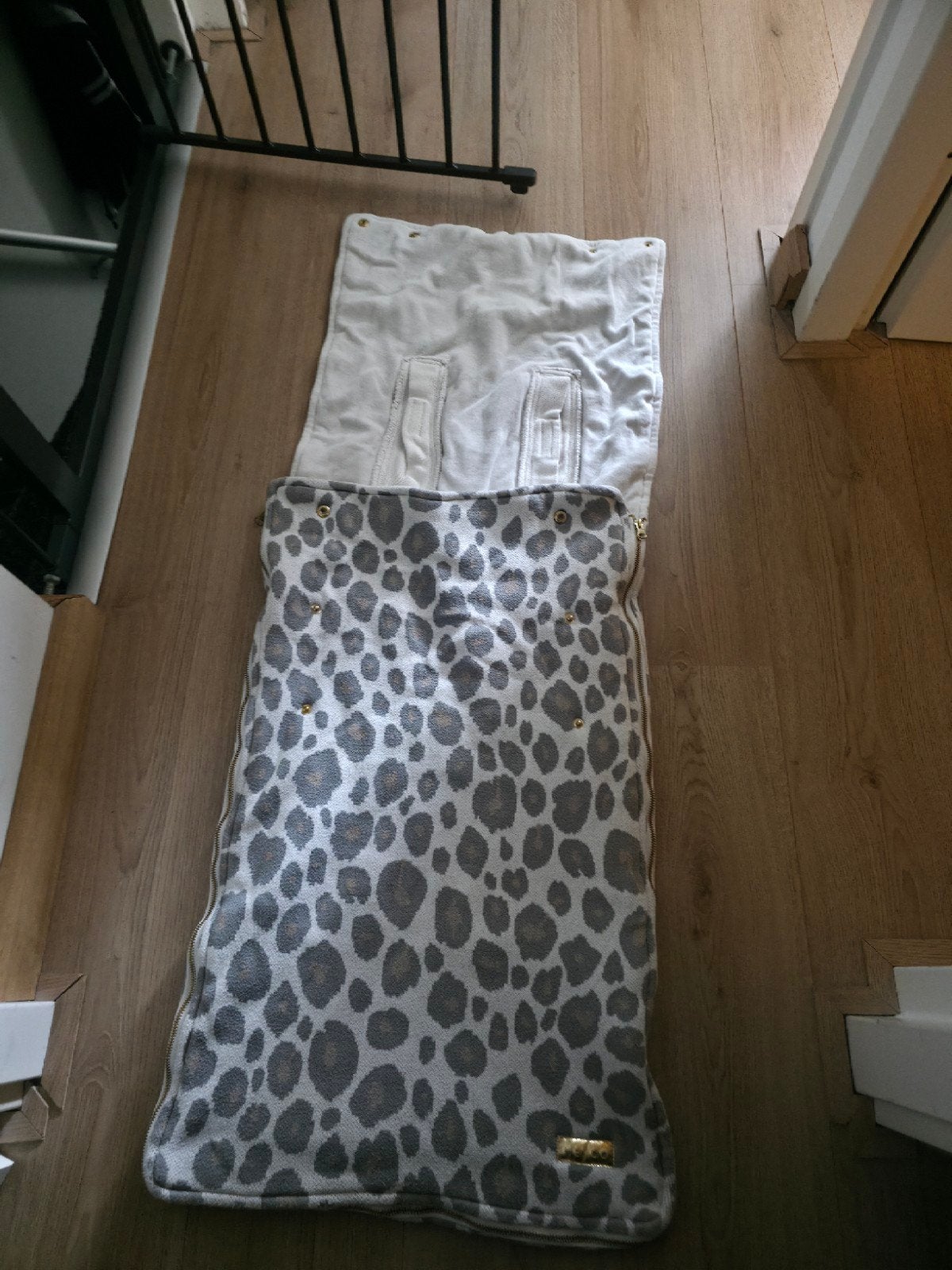 Meyco Kinderwagen Voetenzak Luipaardprint, Ophalen, Zo goed als nieuw