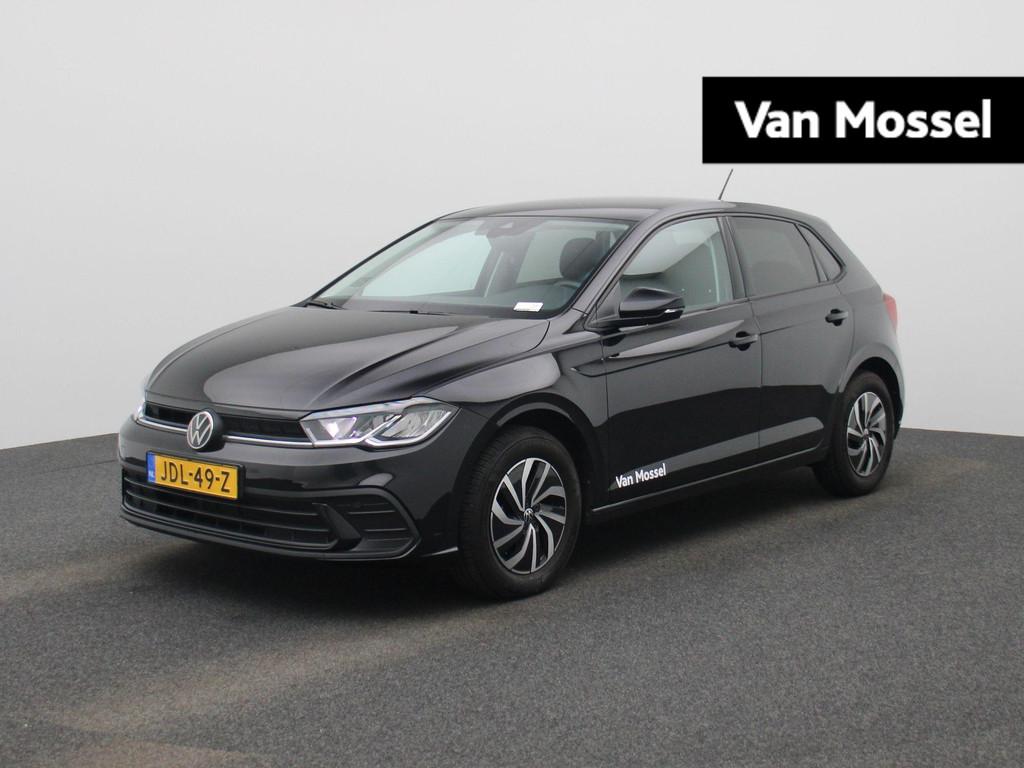 Volkswagen Polo 1.0 TSI Life Edition | Draadloze Apple Carpl, 12 maanden, Stof, 1073 kg, Zwart