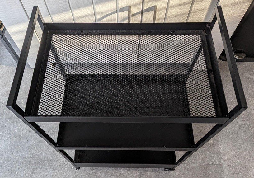 Ikea NISSAFORS roltafel keukentrolley bijzettafel zwart, Huis en Inrichting, Ophalen, IKEA, Keukentrolley, Zo goed als nieuw