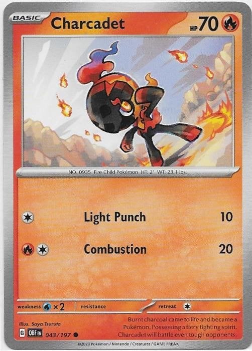 Obsidian Flames,  Charcadet [common] 43/197, Verzenden, Nieuw, Losse kaart