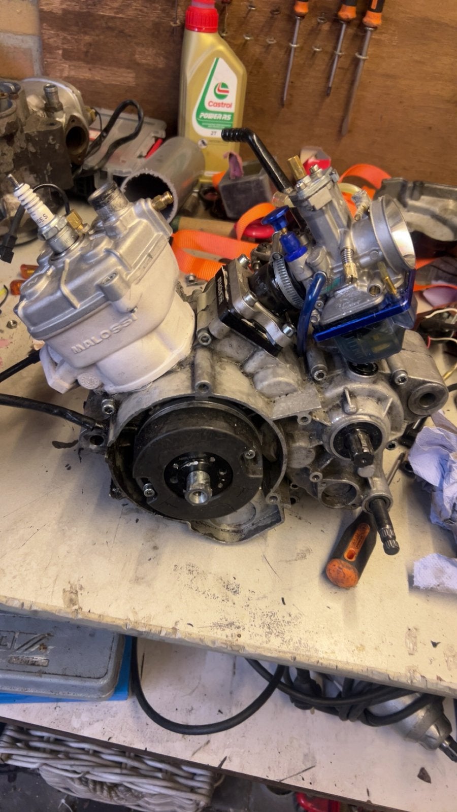 Derbi senda euro 2 motorblok 80cc MHR Team, Ophalen, Zo goed als nieuw, Blok