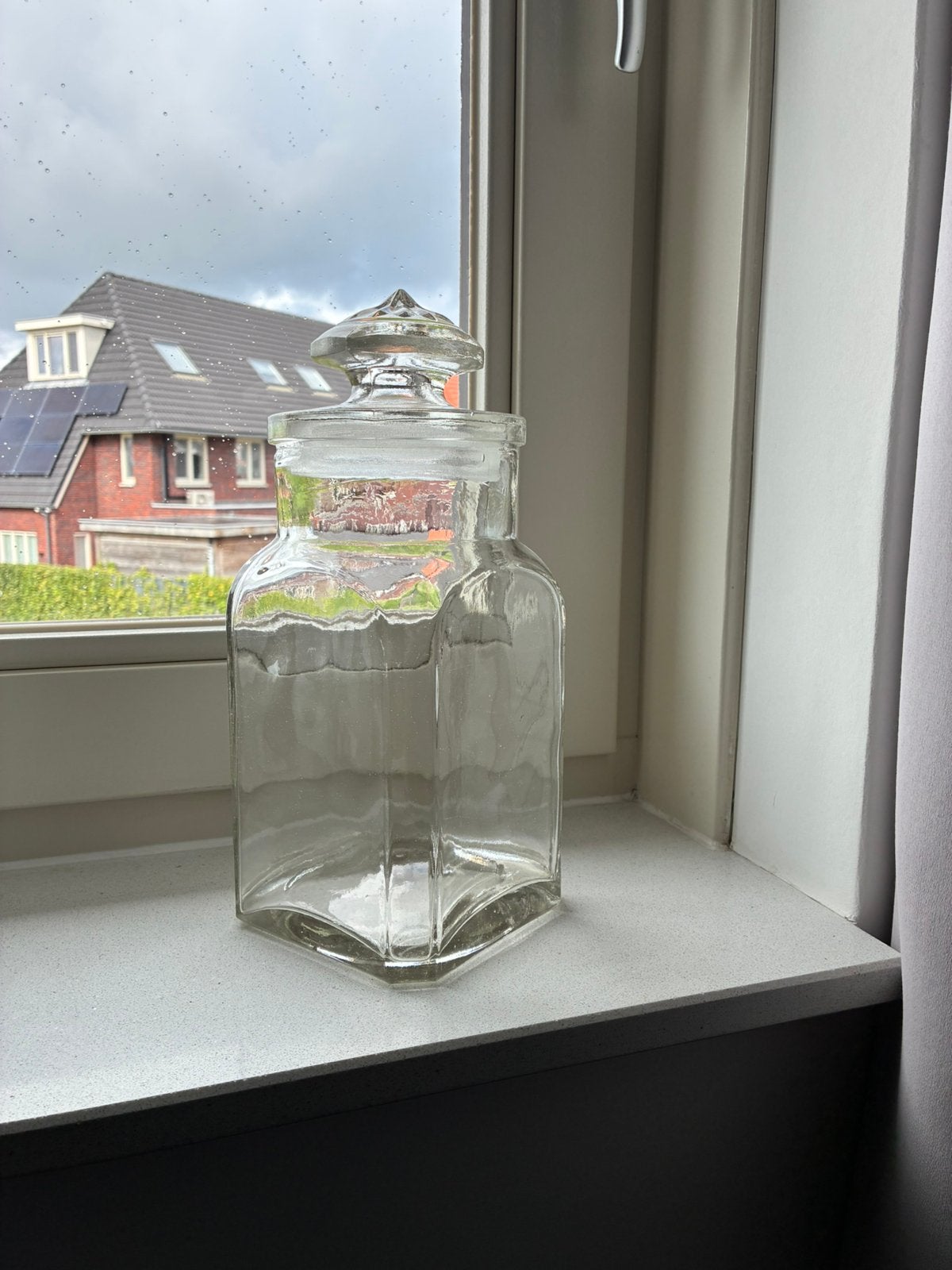 Glazen stolp pot, Ophalen, Zo goed als nieuw