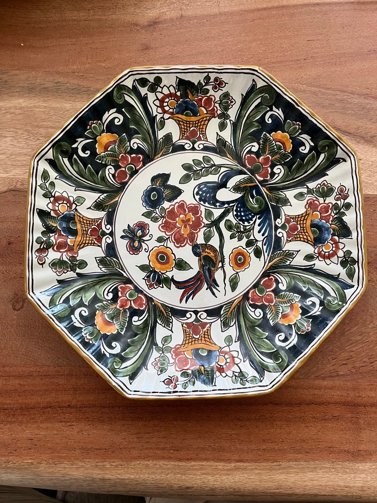 Makkumer Aardewerk Wandbord - Collectie 1982, Ophalen of Verzenden