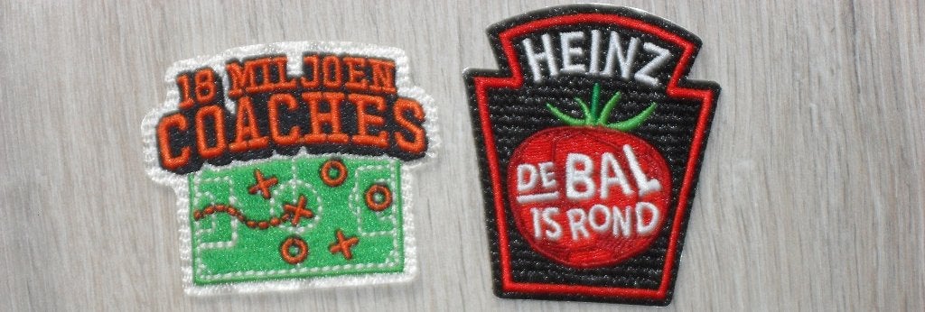 2 Jumbo juichjack emblemen te koop, Jumbo, Ophalen of Verzenden