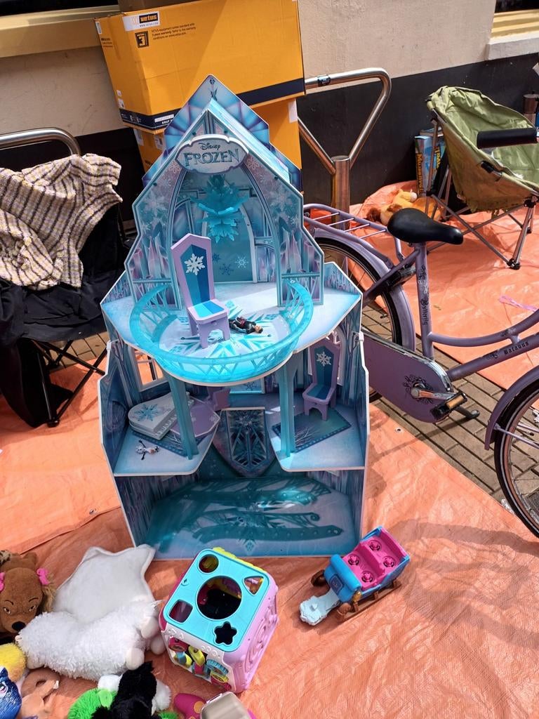 Disney Frozen IJskasteel Speelset, Ophalen of Verzenden, Gebruikt, Overige typen