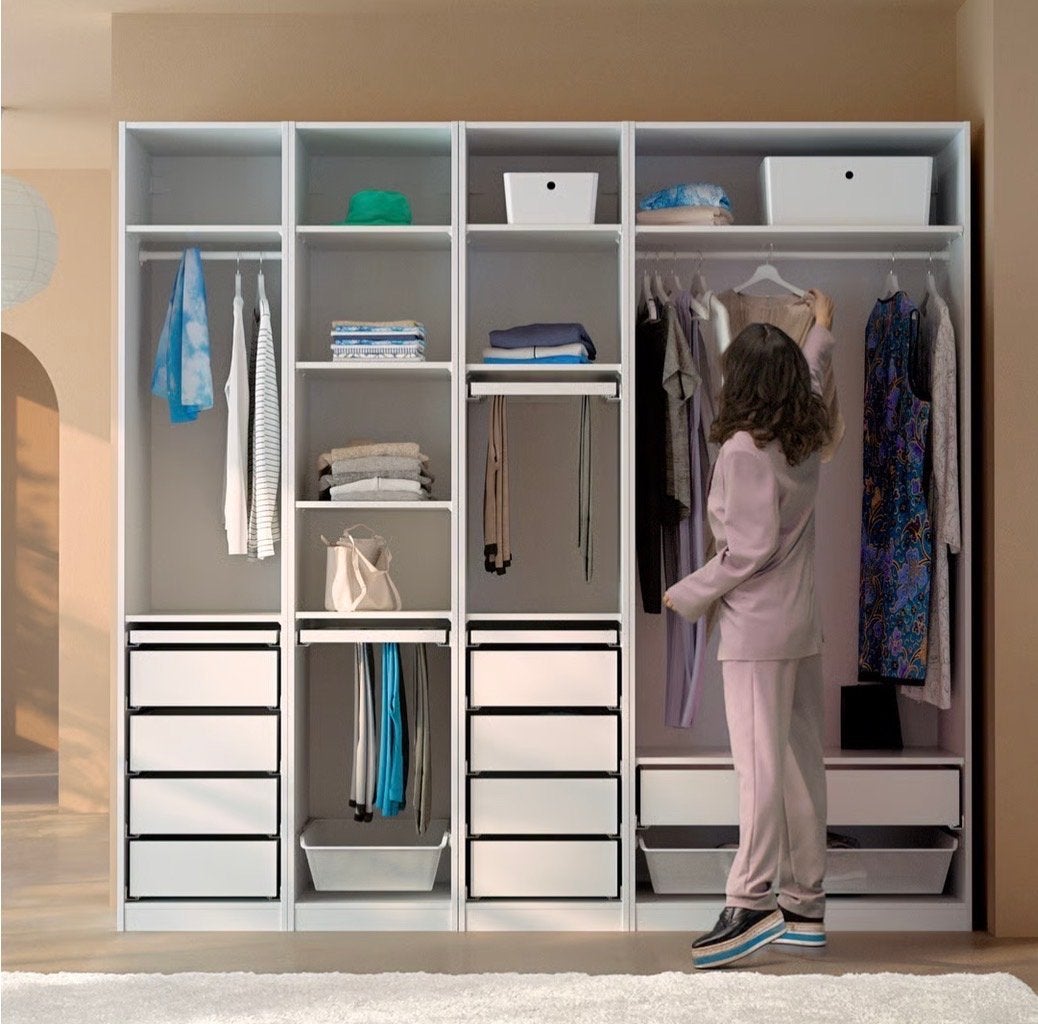 GEZOCHT Witte IKEA PAX kast 236x58x50, Ophalen, Gebruikt, 200 cm of meer, 50 tot 100 cm