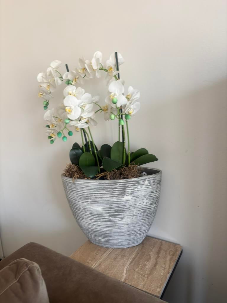 Kuntst bloemen orchidee, Ophalen, Zo goed als nieuw