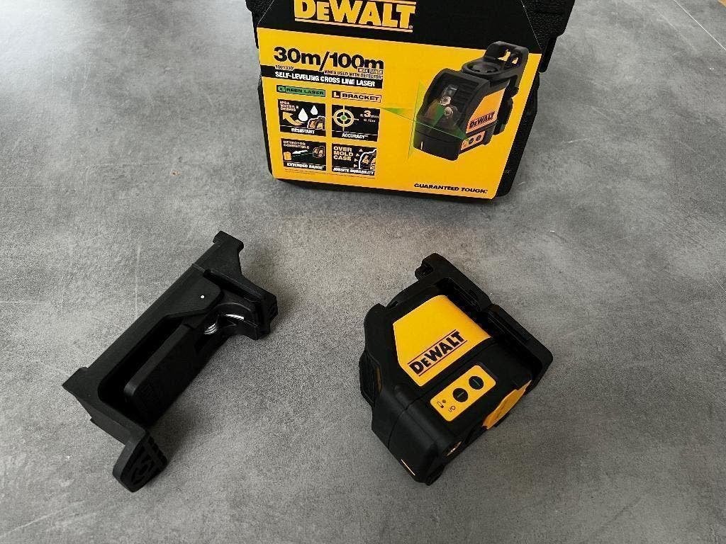 DEWALT DW088CG KRUISLIJNLASER GROEN ZELFNIVELLERENDE LASER, Ophalen of Verzenden, Nieuw, Overige meters