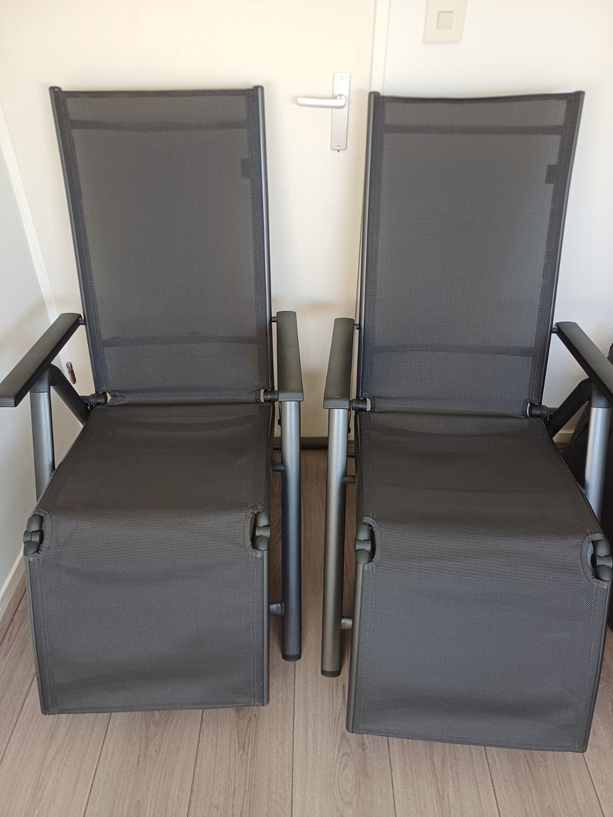 2x Lidl Tuin Relaxstoelen - Ongebruikt, Ophalen, Nieuw, Aluminium, Verstelbaar