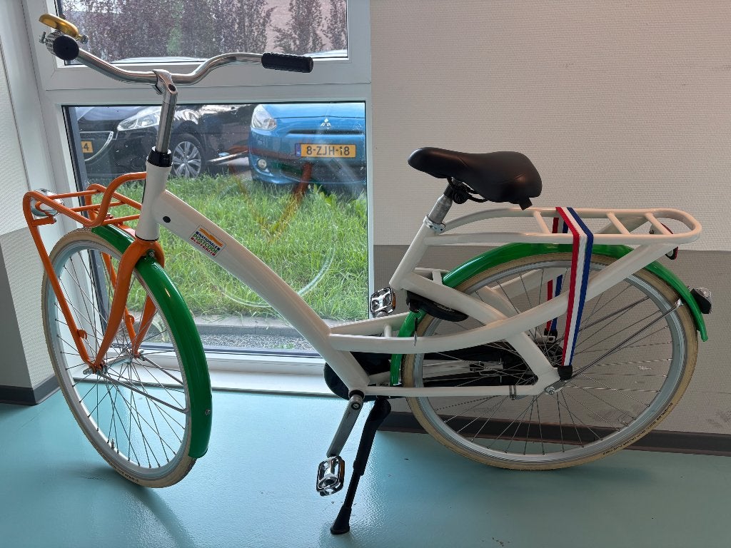 Fiets van de postcode loterij, Fietsen en Brommers, Fietsen | Dames | Damesfietsen, Terugtraprem, Zo goed als nieuw, 50 tot 53 cm