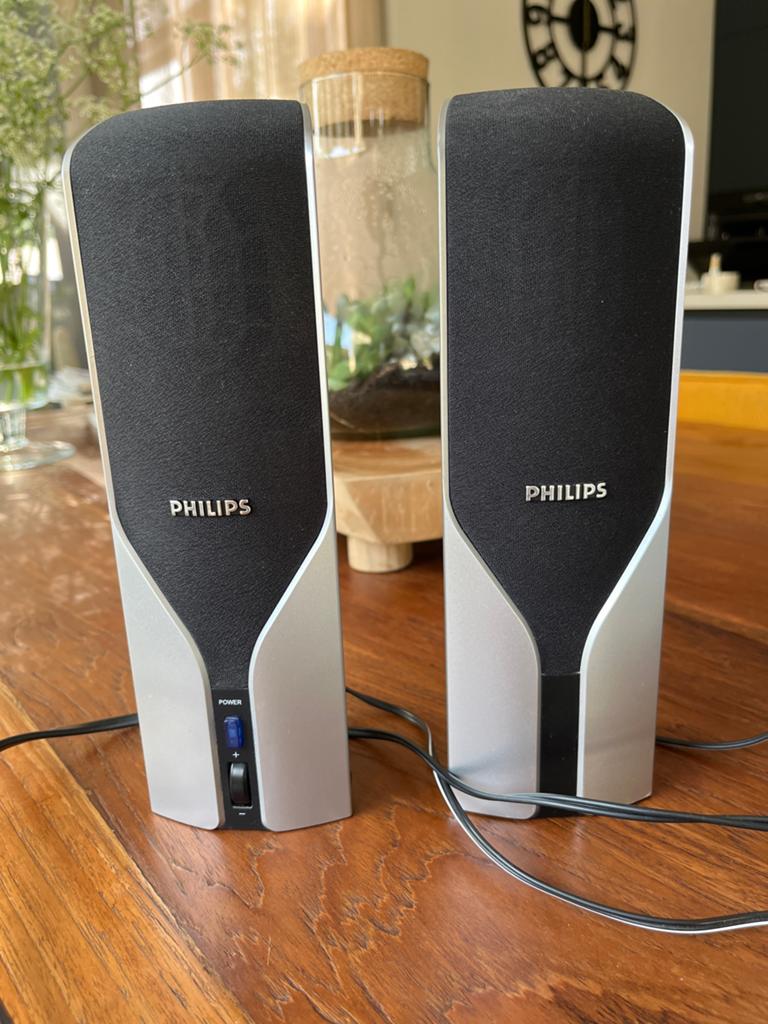 Philips Multimedia Speakers SPA3200/00 - Compact en Krachtig, Computers en Software, Pc speakers, Gebruikt, Audiokanaal 2.0, Ophalen of Verzenden