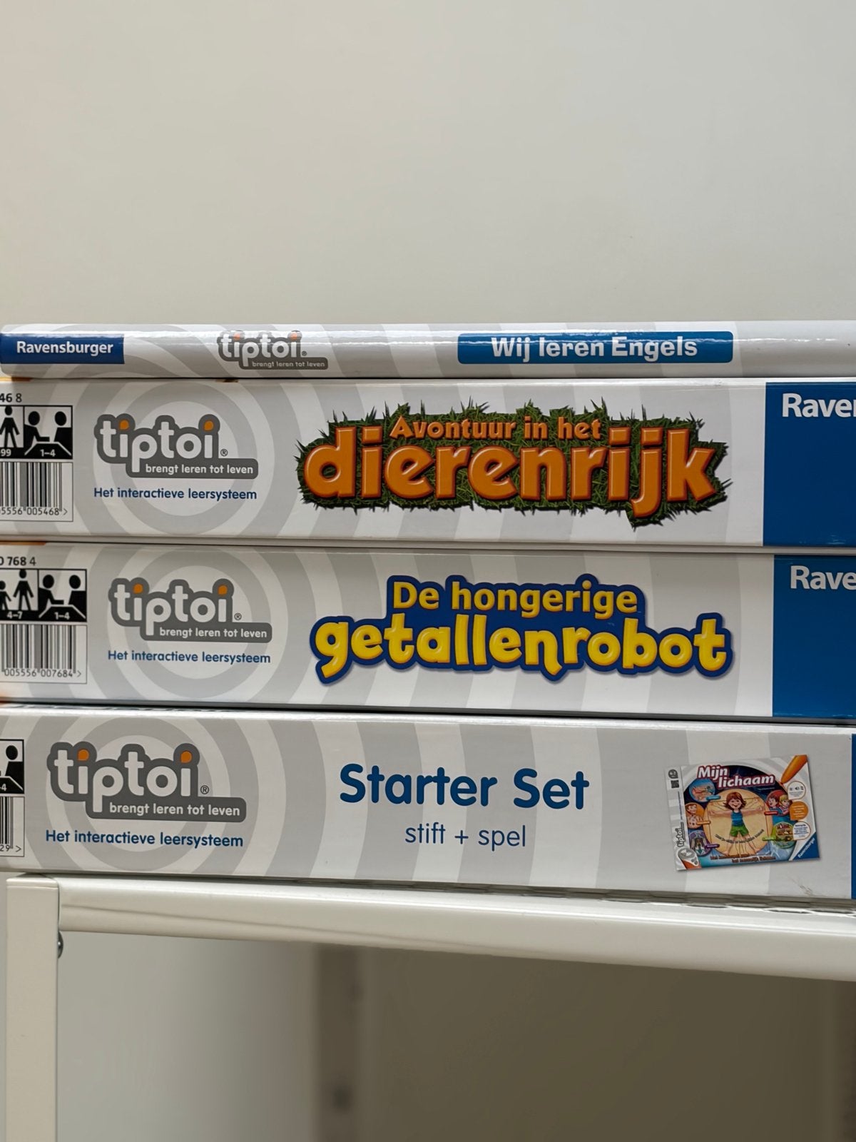 Tiptoi Starter Set, Dierenrijk, Getallenrobot & Engels, Ophalen, Gebruikt, Knutselen