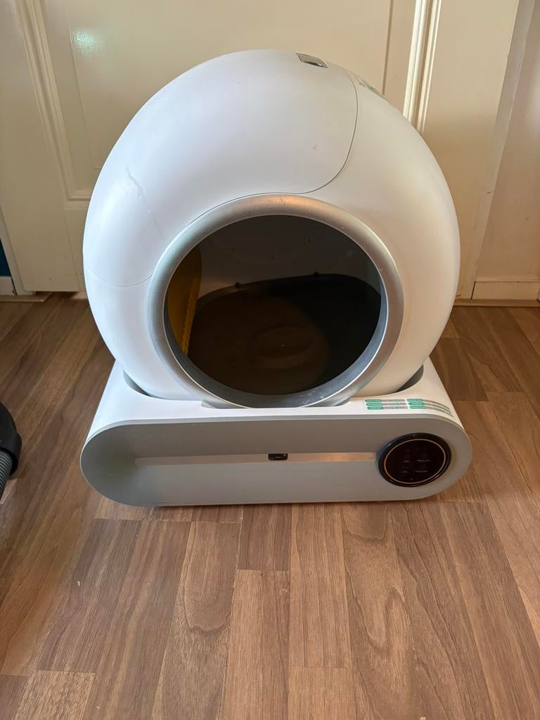 Elektrische kattenbak, Dieren en Toebehoren, Kattenbakken, Ophalen, Zelfreinigend, Gebruikt, Open