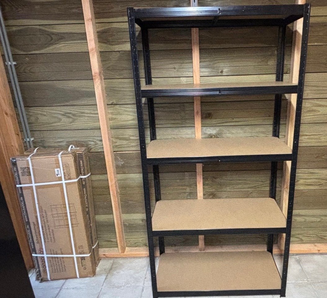 2x Monzana Stellingkast Zwart 180x90x40 - Nieuw!, Ophalen, Nieuw