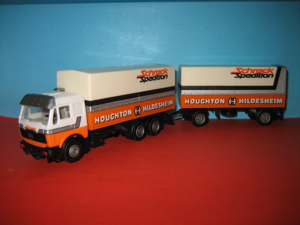 Schreck  MERCEDES  combi  Herpa, Ophalen of Verzenden, Zo goed als nieuw, Bus of Vrachtwagen, Herpa