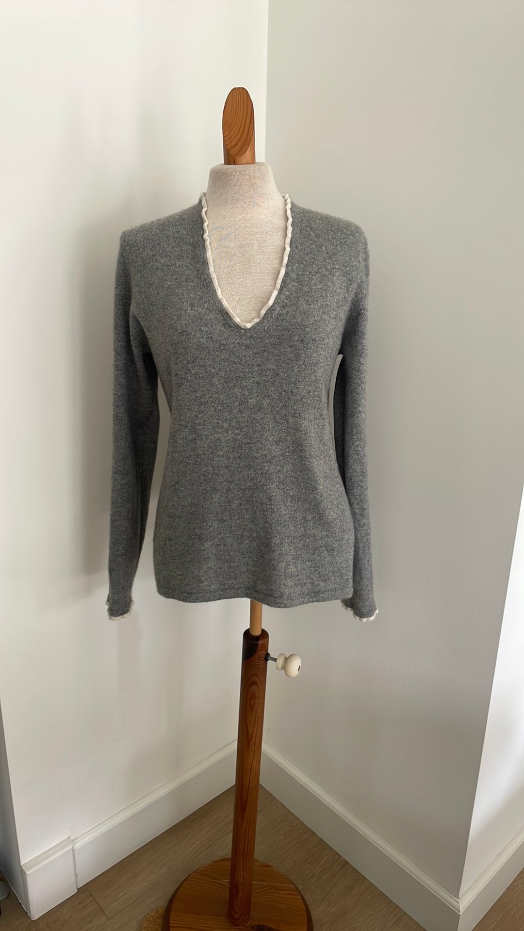 Cashmere trui van Allude, mt M, Verzenden, Gedragen, Maat 38/40 (M), Grijs