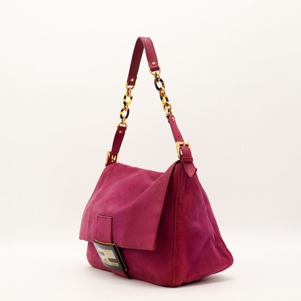 Fendi Mama Baguette handtas, Verzenden, Gebruikt, Bruin, Handtas