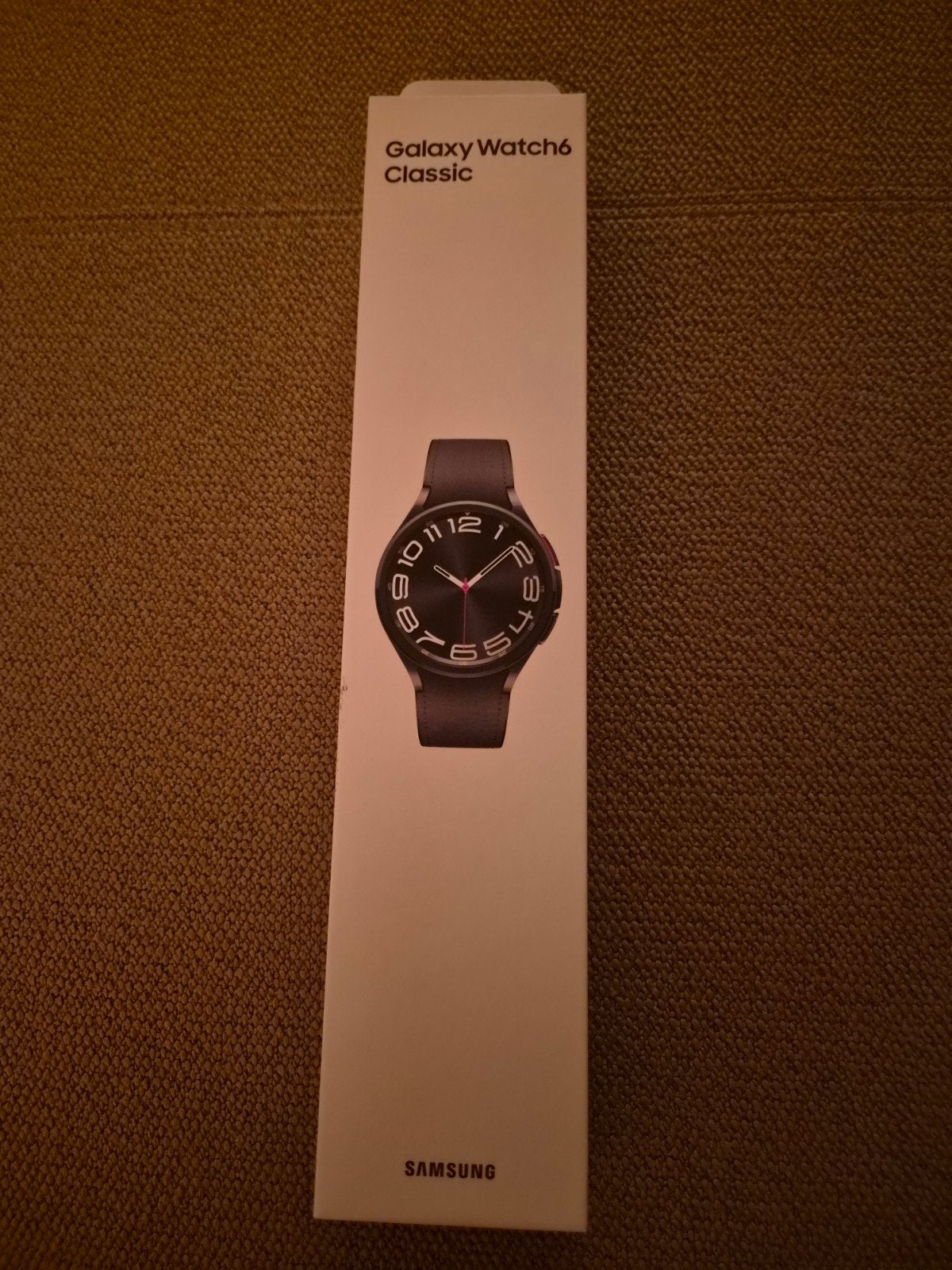 Galaxy Watch 6 Classic Smartwatch (NIEUW IN DOOS), Ophalen of Verzenden, Nieuw, Zwart, Android