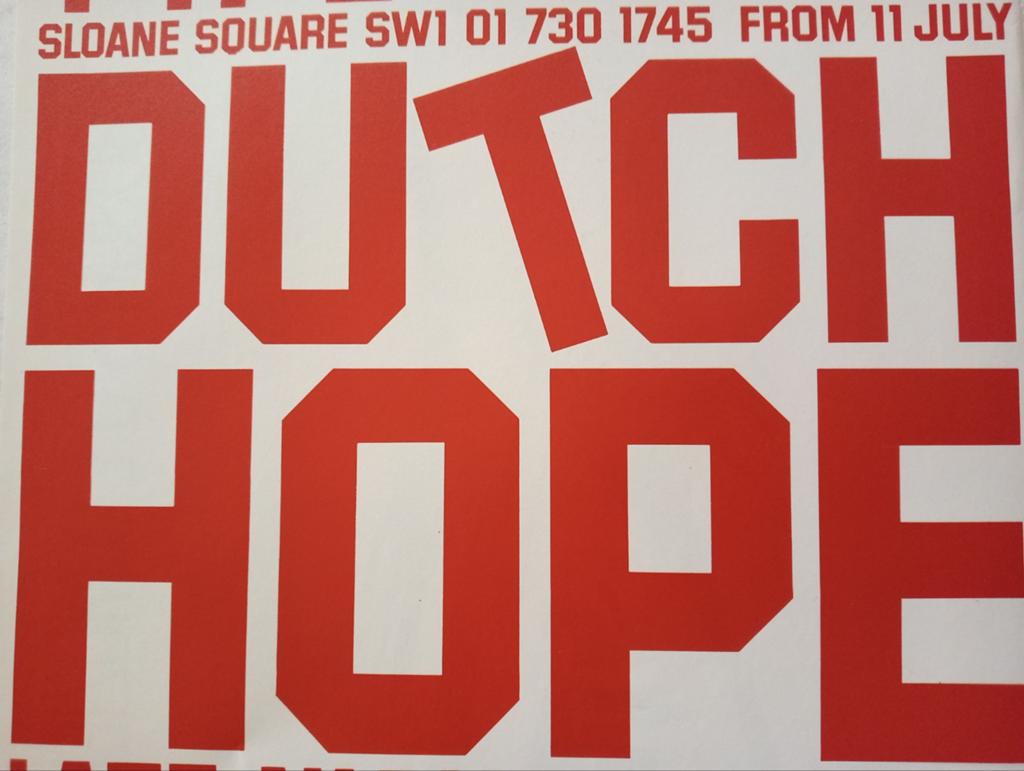 Neerlands Hoop affiche ontwerp jaren 70, Verzamelen, Ophalen of Verzenden