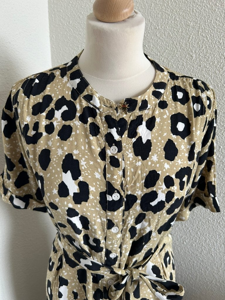 Fabienne Chapot maat L Maggie dress 2176, Beige, Maat 42/44 (L), Ophalen of Verzenden, Zo goed als nieuw