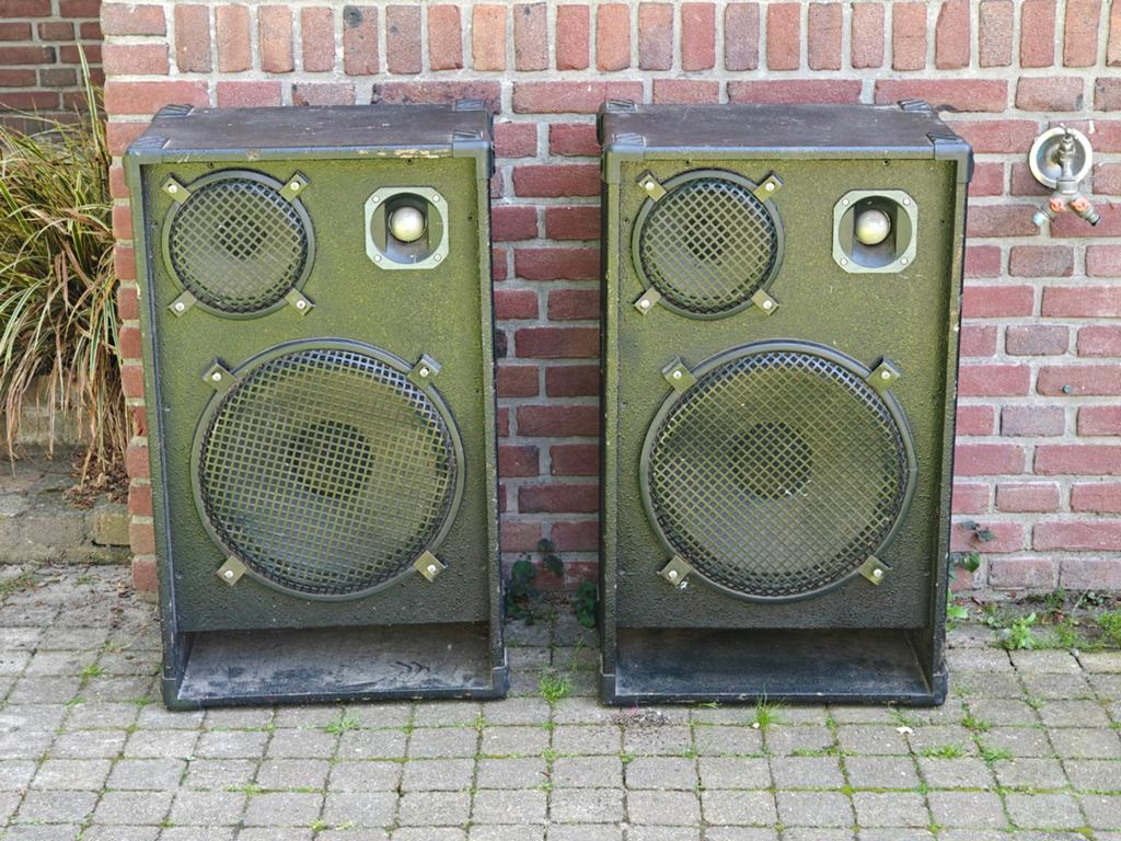 Discotheek speakers+versterker, Audio, Tv en Foto, Luidsprekers, Gebruikt, Overige typen, 120 watt of meer, Ophalen