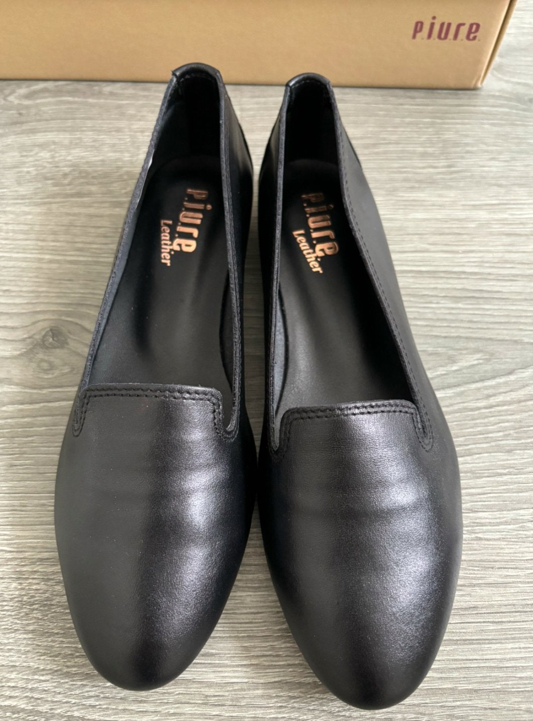 Leren loafers, zwart, maat 39, Verzenden, Nieuw, Instappers, Zwart