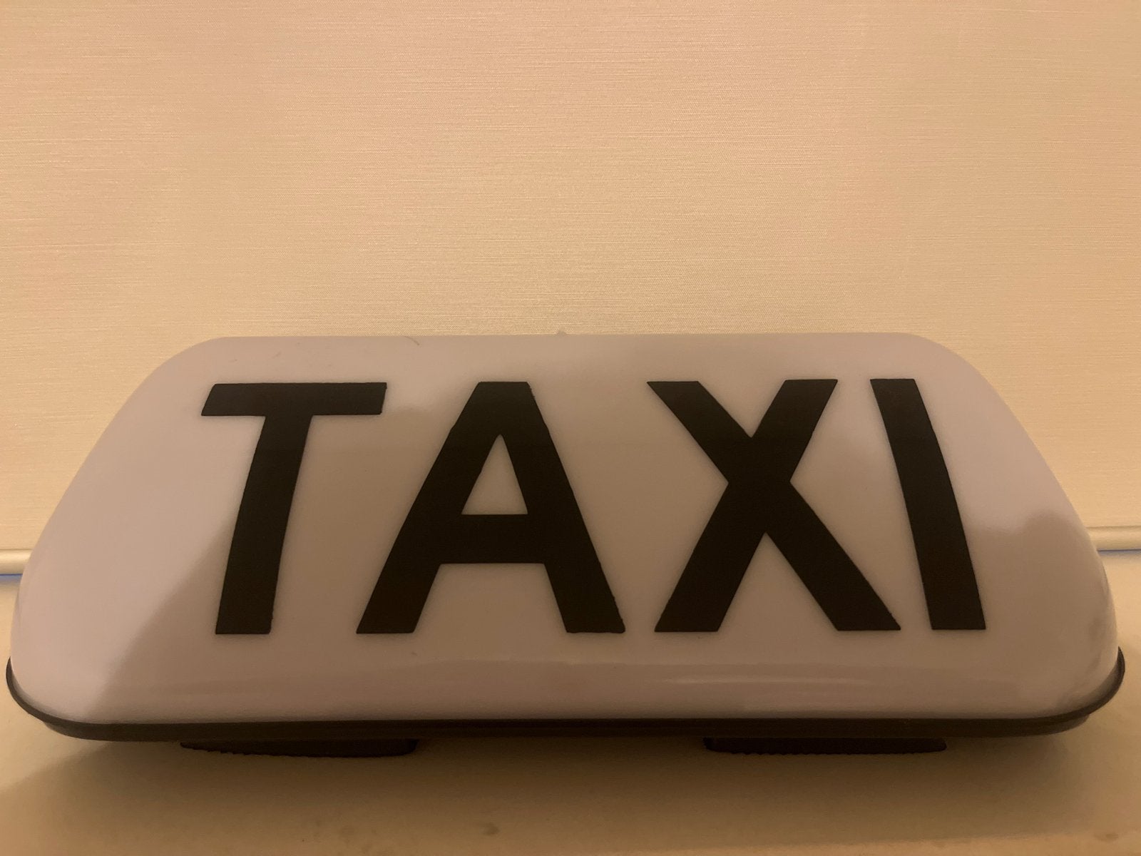 Taxi bord met magneetbevestiging - Zo goed als nieuw, Ophalen of Verzenden