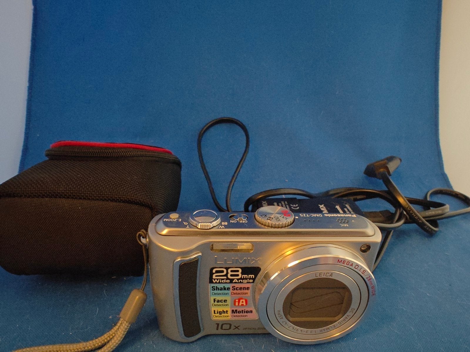 Panasonic Lumix DMC TZ5 Digitale Compact Zilver, Panasonic, Cameratas, Ophalen of Verzenden, Zo goed als nieuw