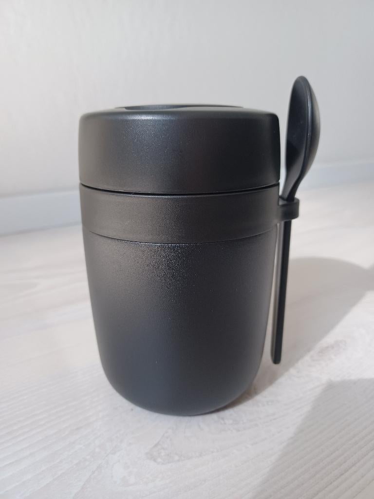 Hema voedselbeker rvs zwart, Overige typen, Nieuw, Ophalen of Verzenden, Zwart