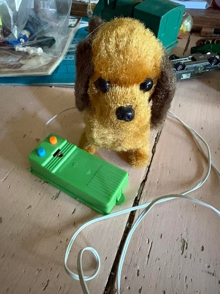 Vintage speelgoed hondje, Ophalen of Verzenden