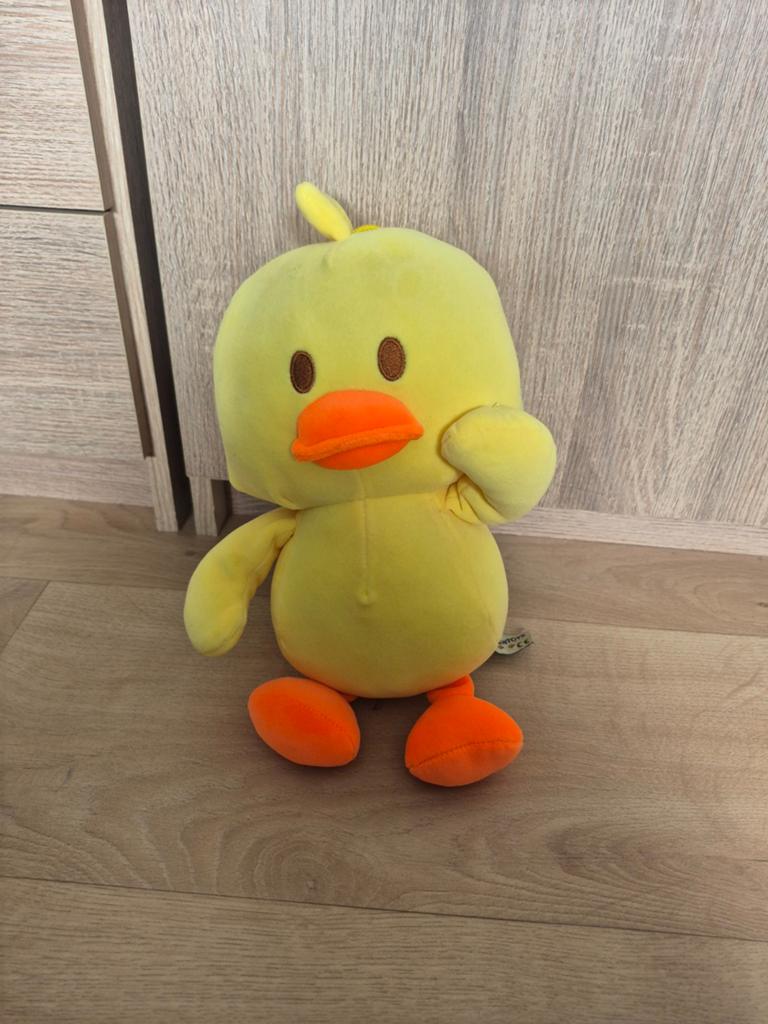 Eend knuffel kuiken berentoys, Ophalen of Verzenden, Zo goed als nieuw, Eend