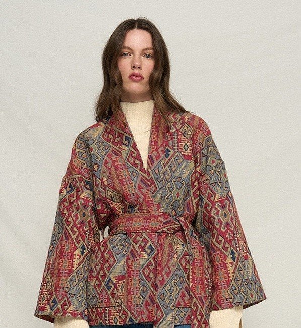 kimono blazer/jas Janice maat S, Kleding | Dames, Ophalen of Verzenden, Zo goed als nieuw, Maat 38/40 (M)