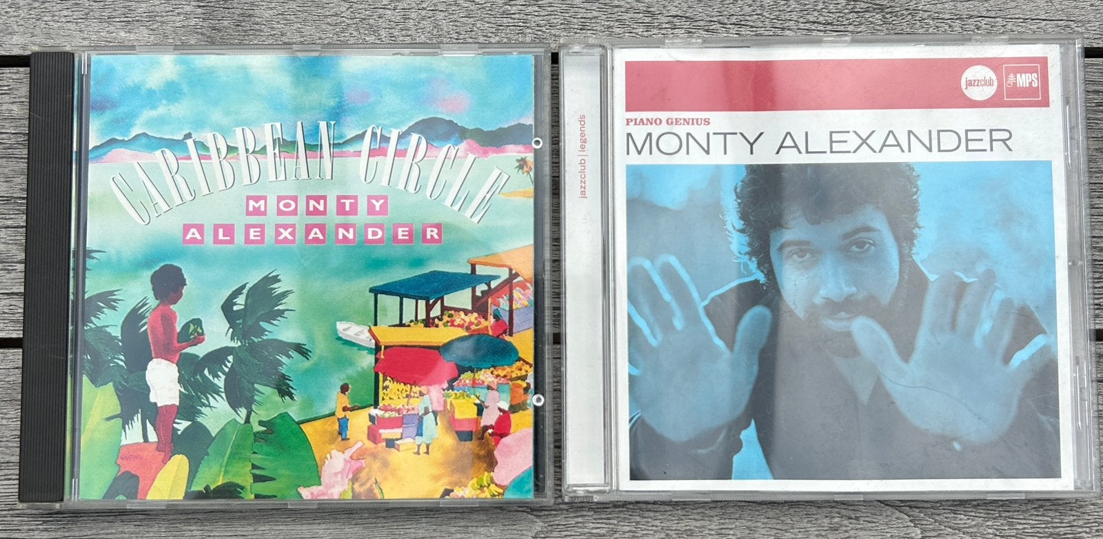 2x cd Monty Alexander -  Piano Genius - Caribbean circle, Ophalen of Verzenden, Zo goed als nieuw, Jazz, Album