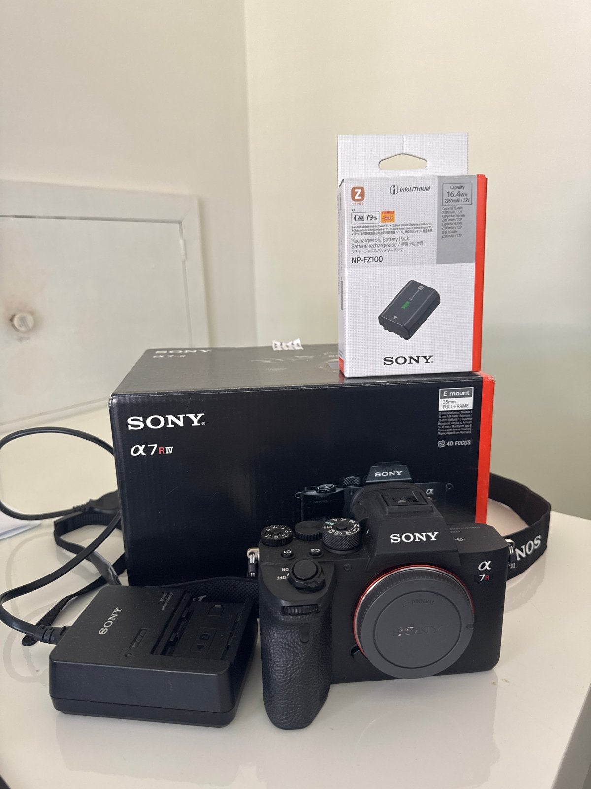 Sony A7R IV body 61MP Systeemcamera, Ophalen, Accu, Sony, Systeemcamera