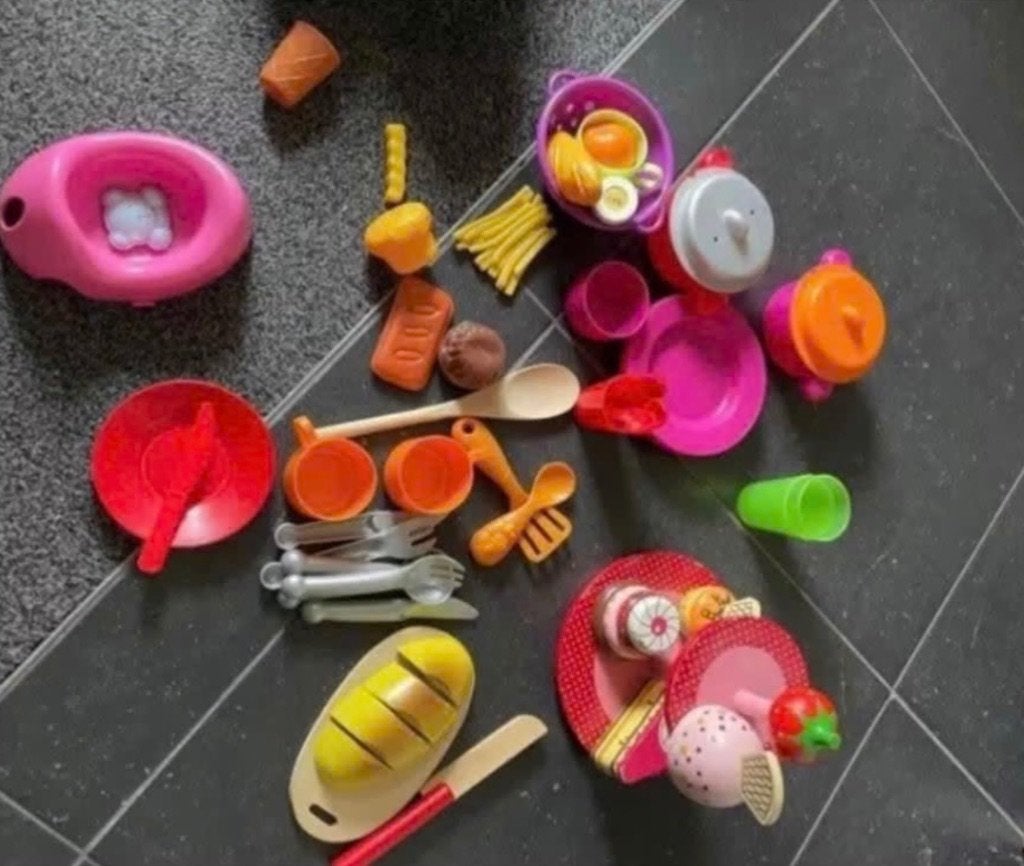 Keuken spulletjes etagère taartjes borden Hout, Ophalen, Zo goed als nieuw, Hout, Speelkeuken-accessoire