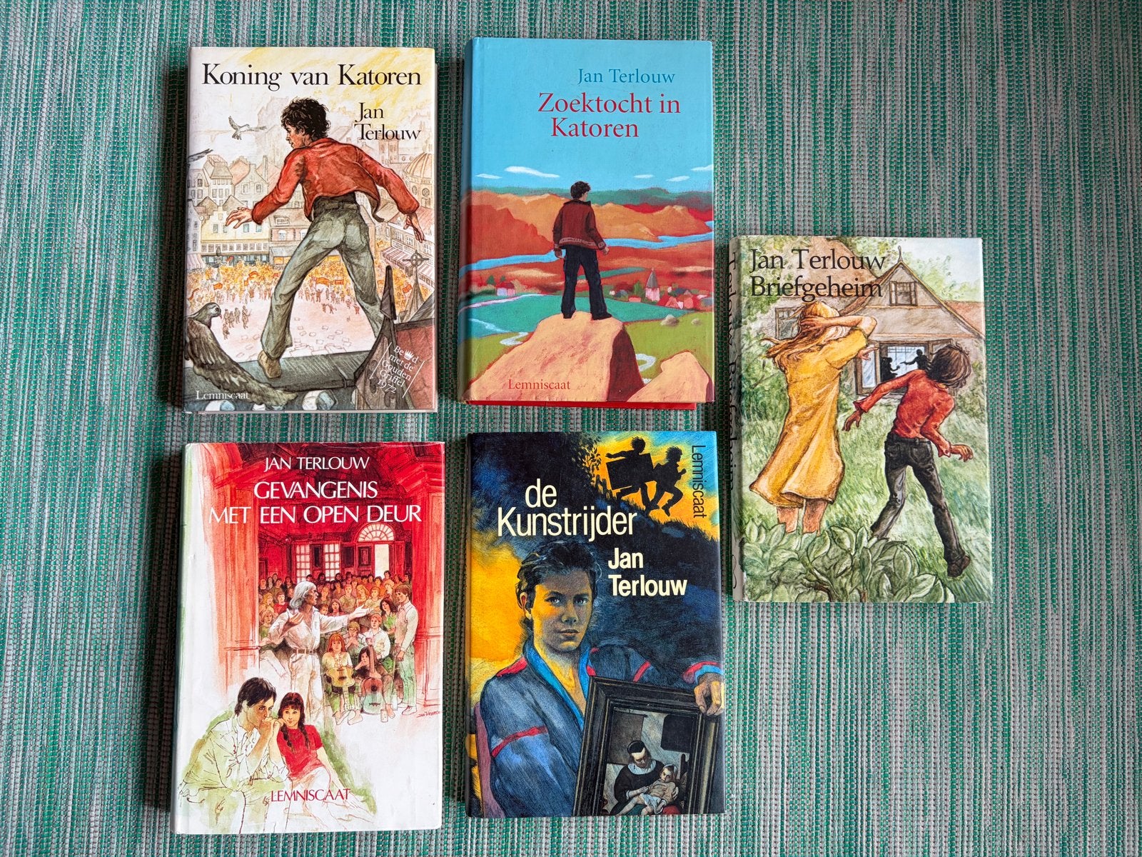 Jan Terlouw Boeken Collectie - 5 Jeugdboeken, Ophalen of Verzenden, Gelezen, Fictie algemeen