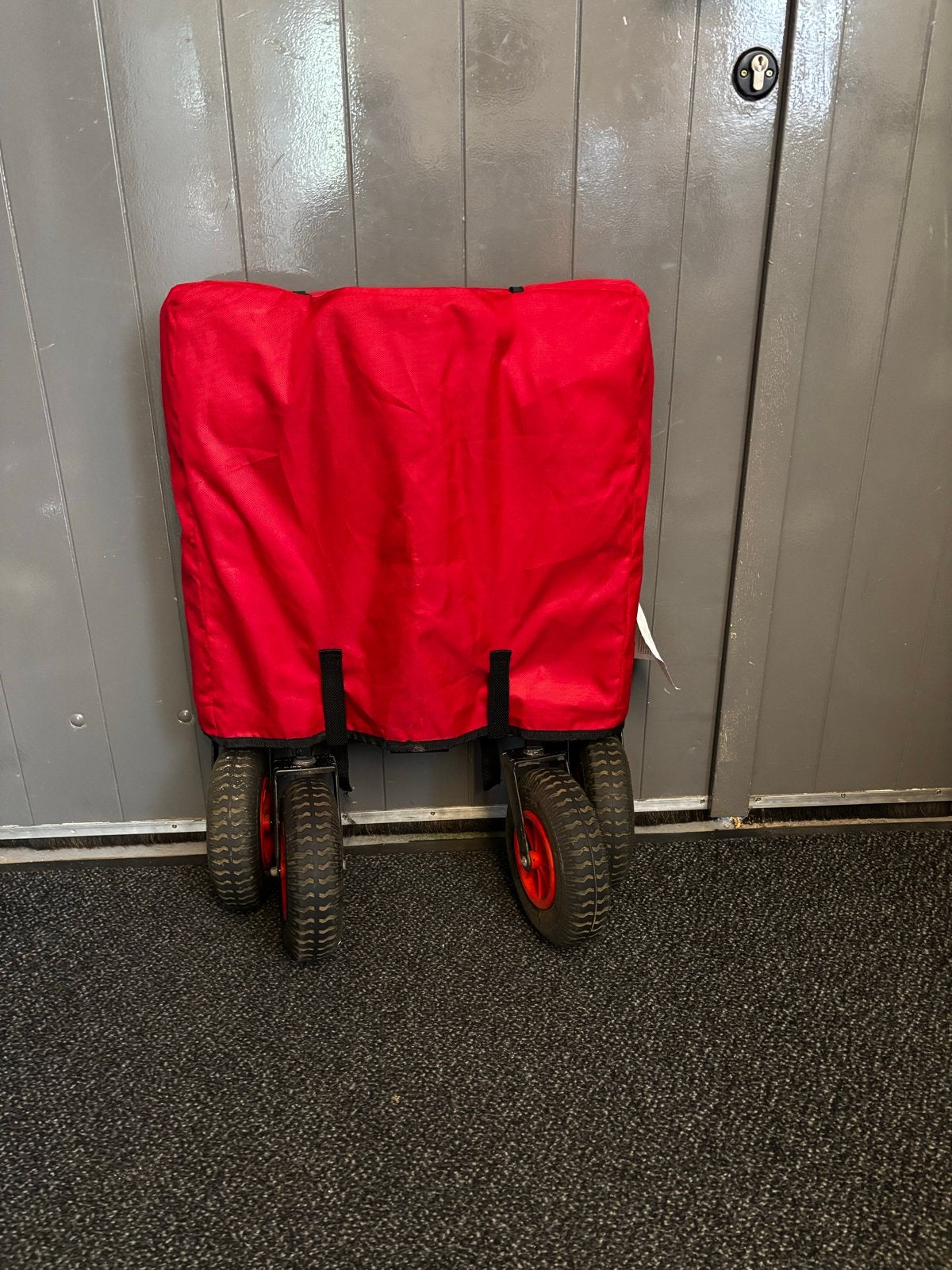 Opvouwbare bolderkar - Ideaal voor strand of camping, Caravans en Kamperen, Bolderkarren, Ophalen, Opvouwbaar, Zo goed als nieuw