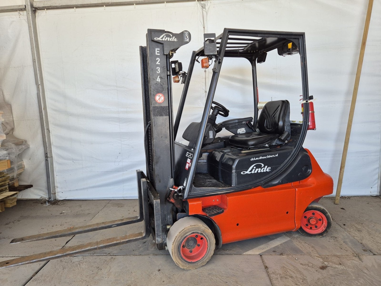 Linde E20 Elektrische Heftruck - 2860 uur, 2000 tot 3000 kg, Ophalen, Elektrisch, Heftruck
