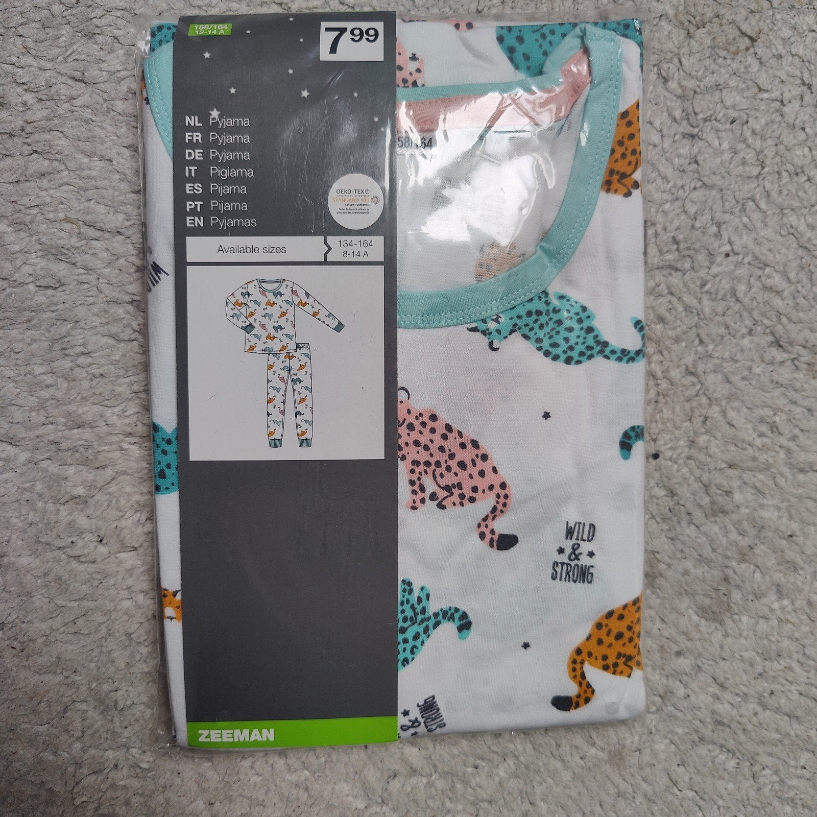 Pyjama nieuw 158/164, Kinderen en Baby's, Kinderkleding | Maat 158, Ophalen of Verzenden, Nieuw, Meisje, Nacht- of Onderkleding