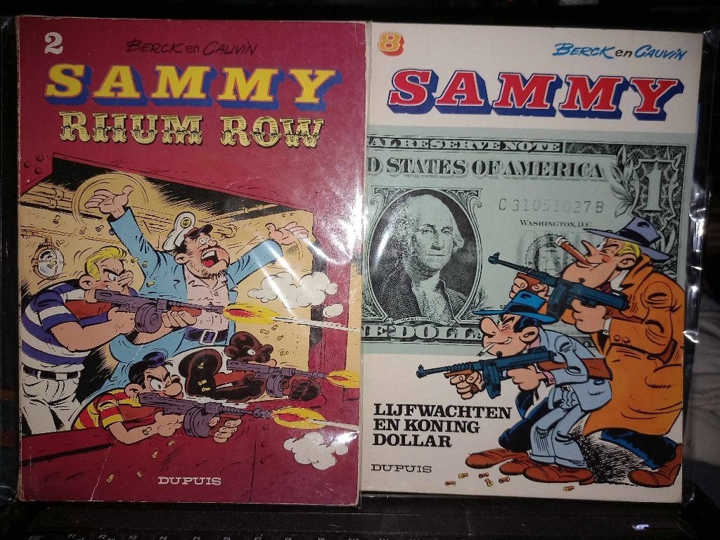 14x sammy 20 euro weg is weg, Boeken, Meerdere stripboeken, Ophalen of Verzenden, Zo goed als nieuw