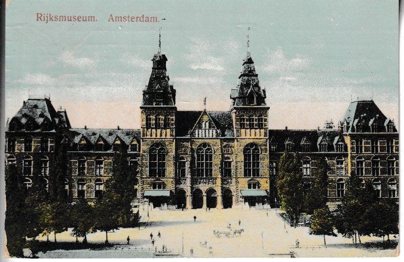 AMSTERDAM - RIJKSMUSEUM, Ophalen of Verzenden, Voor 1920, Gelopen, Noord-Holland