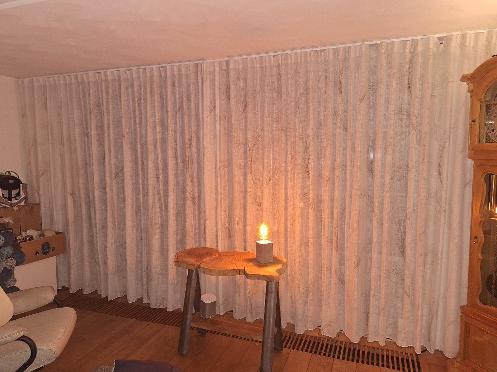 Inbetween gordijnenen, Overige materialen, Loodveter, Wit, Nieuw