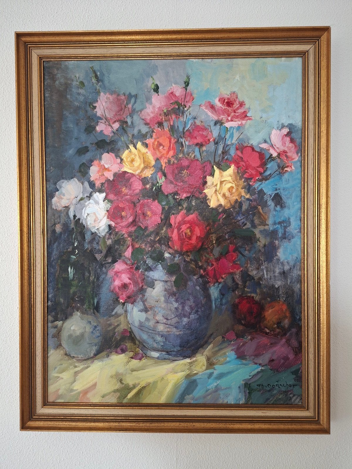 Bloemstilleven Theodorus van Oorschot, Ophalen