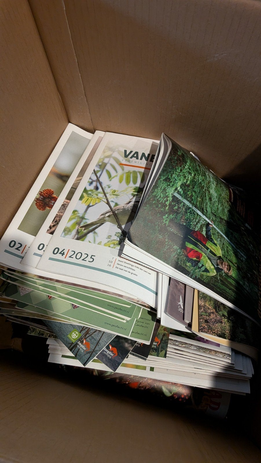 doos vol natuur Tijdschriften, Ophalen, Wetenschap en Natuur
