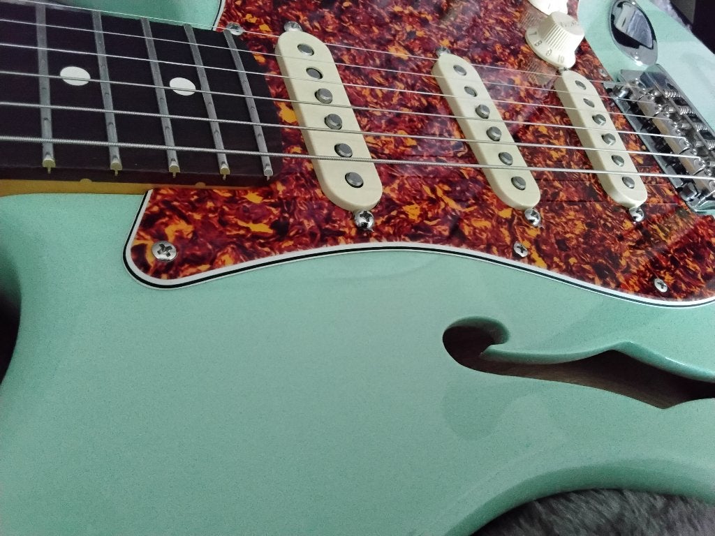 Fender American Professional II Stratocaster thinline sfg, Muziek en Instrumenten, Ophalen of Verzenden, Zo goed als nieuw, Semi-solid body