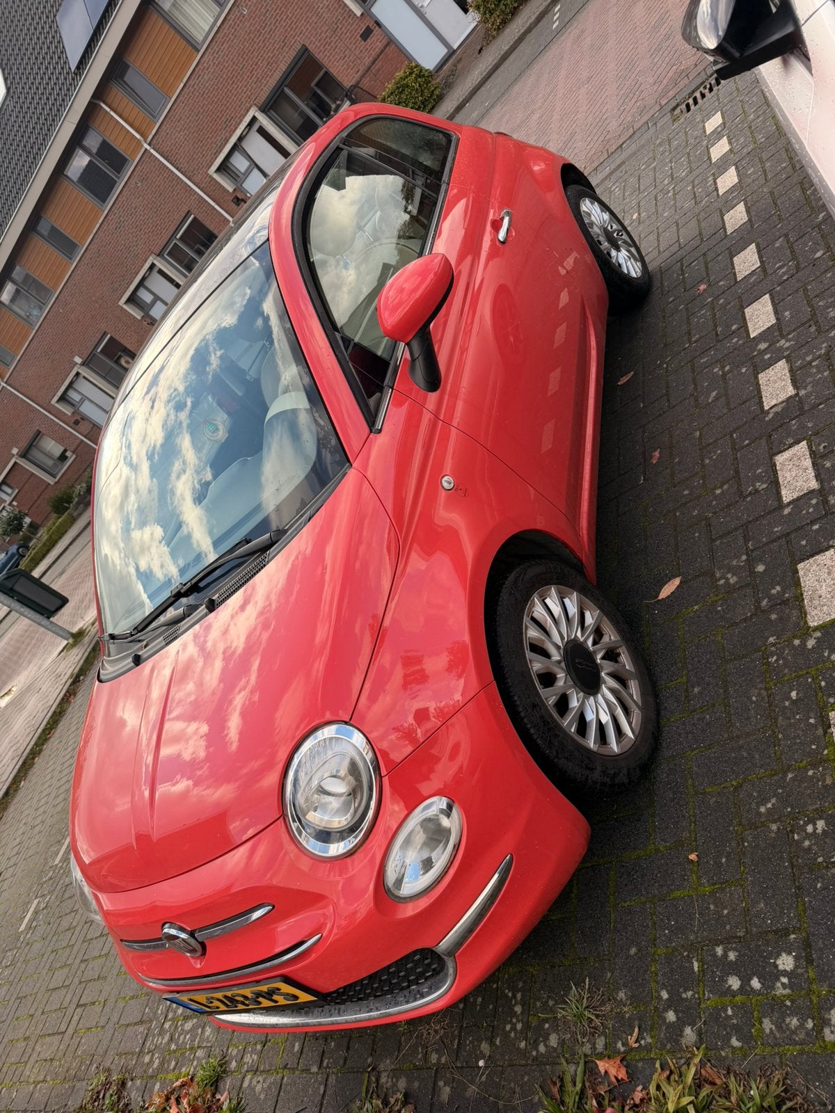 Fiat 500 1.2 2015 Rood, Auto's, Voorwielaandrijving, 1242 cc, 4 cilinders, 840 kg
