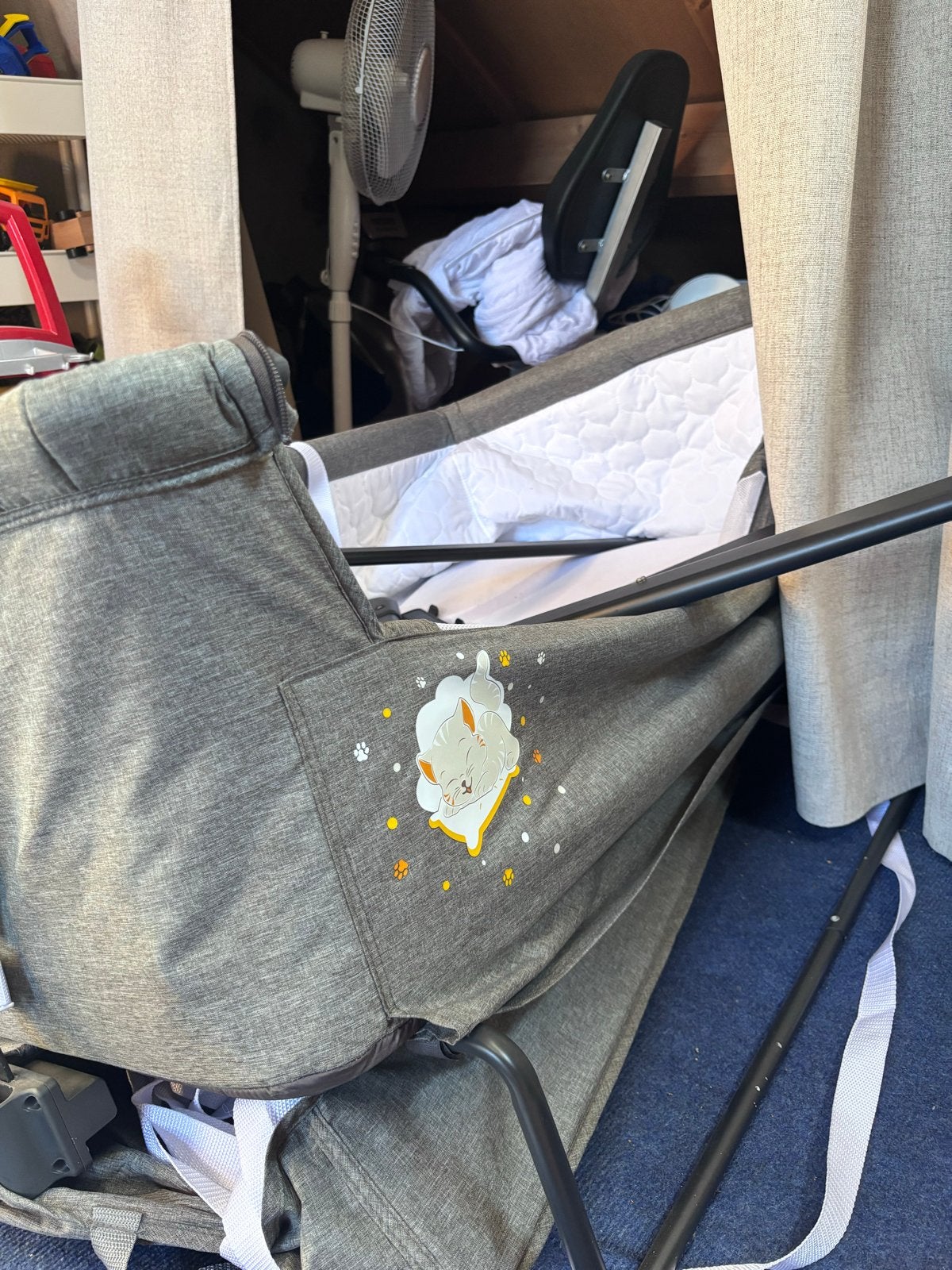 Chipolino Close to Me cosleeper met opbergmand, Ophalen, Zo goed als nieuw, Wieg