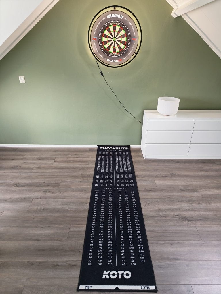 Complete Dartset Blade 6 Surround Verlichting Dartmat DART, Ophalen, Nn, Zo goed als nieuw, Nn